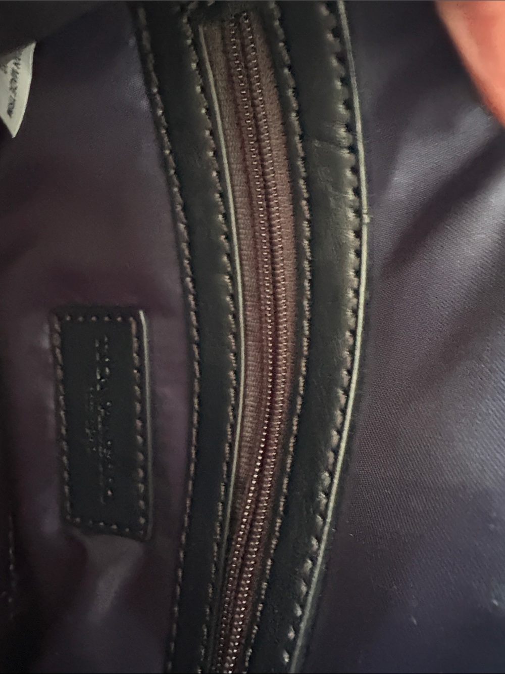Tignanello Black Leather Celestial Star Moon Crossbody Bag - Picture 9 of 12